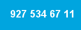 927 534 67 11 927 534 67 11